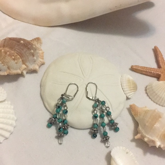 Turquoise earrings - Picture 1 of 2